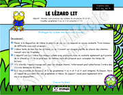 Le lézard lit - Décodage syllabes simples CV et VC - 1re année et langage écrit.pdf