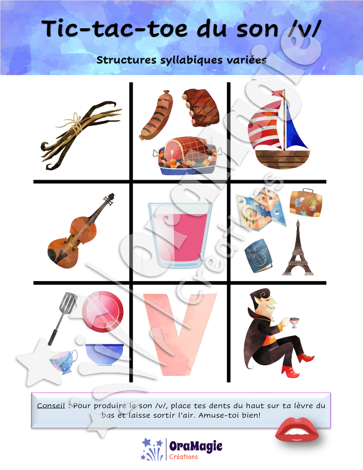 Tic-tac-toe du son -v- position initiale