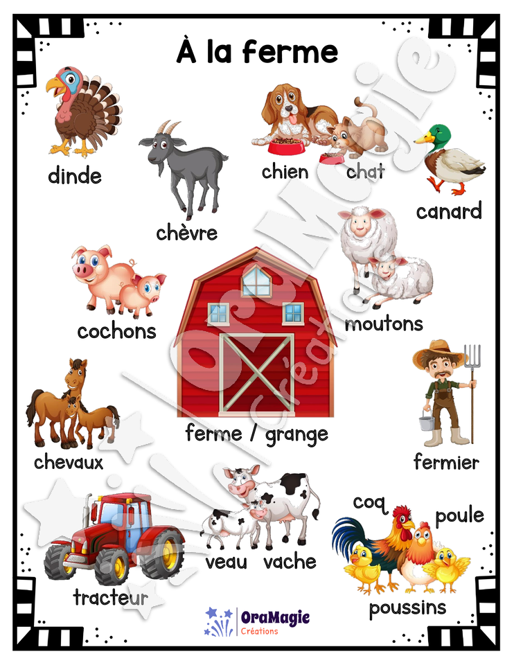 Vocabulaire - À la ferme - lexique visuel et devinettes.pdf