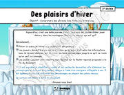 Des plaisirs d'hiver - Compréhension de lecture - 3e année.pdf