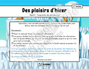 Des plaisirs d'hiver - Compréhension de lecture - 1re année.pdf
