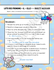 Loto des pronoms -il-elle- Sujets animaux.pdf