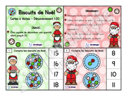 Cartes à tâches - Biscuits de Noël - Préscolaire - 1re année - Dénombrement 1-20 - 5$.pdf