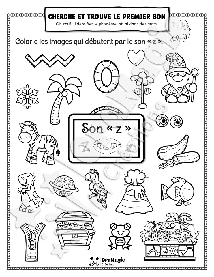 Cherche et trouve NB - Identification phonème initial - Son -z- 3$.pdf