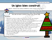 Un igloo bien construit - Atelier 3e année - Noël - Ordre croissant vs décroissant - NB incluse - 3$.pdf
