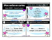 Cartes à tâches - Mon verbe en cartes - Verbe AIMER présent de l'indicatif - 3e et 4e année.pdf