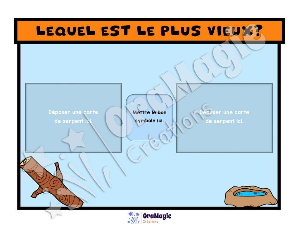 Longue vie aux serpents - Représentation et comparaison des nombres à 2 chiffres
