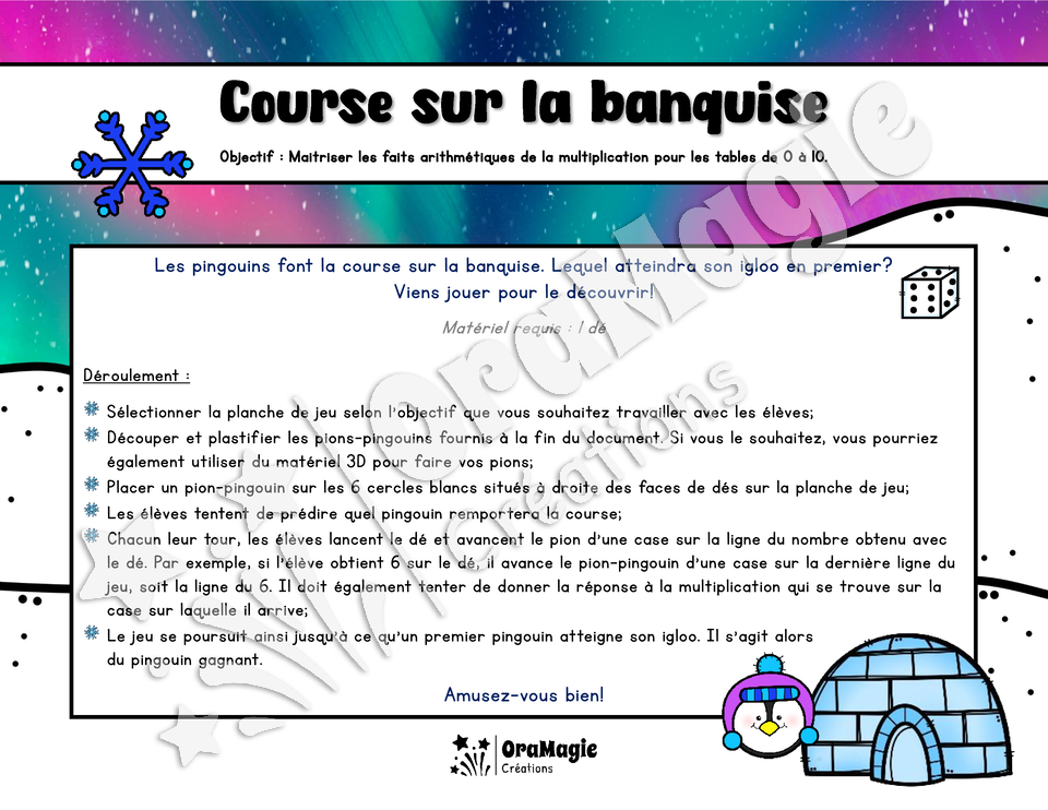 Course sur la banquise - Tables de multiplications 0 à 10 - 6$.pdf