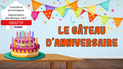 Le gâteau d'anniversaire - Segmentation phonémique CVCV