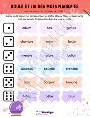 Roule et lis des mots magiques - Mots de 1er cycle contenant la lettre B.pdf
