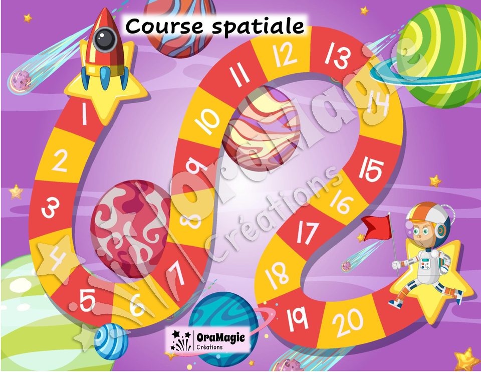 Confusions P-B - Niveau 5 - Course spatiale