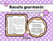 Biscuits gourmands - Comparaison de nombres entre 1000 et 10 000 - 3e année - 3$.pdf
