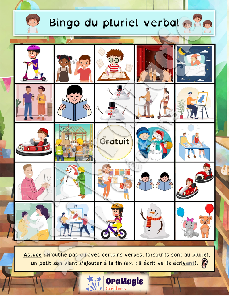 Bingo du pluriel verbal.pdf