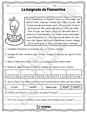 Collection lecture et grammaire - La baignade de Flamantine - 3e et 4e année.pdf