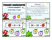 Cartes à tâches - Pommes manquantes - 2e année - Mathématiques - 6$.pdf