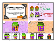 Cartes à tâches - Étranges maisons - Trouve la maison pareille - Préscolaire - 4$.pdf