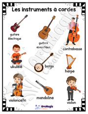 Vocabulaire - Les instruments à cordes - lexique visuel et devinettes.pdf