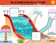 Glissade d’eau de la lecture