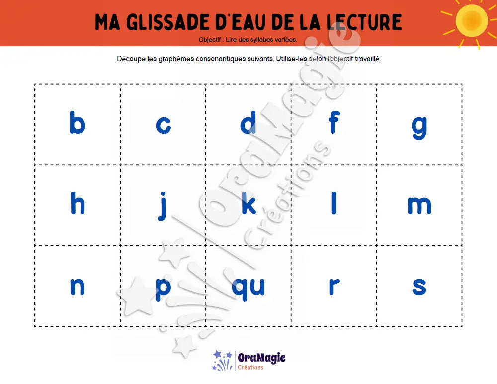 Glissade d’eau de la lecture