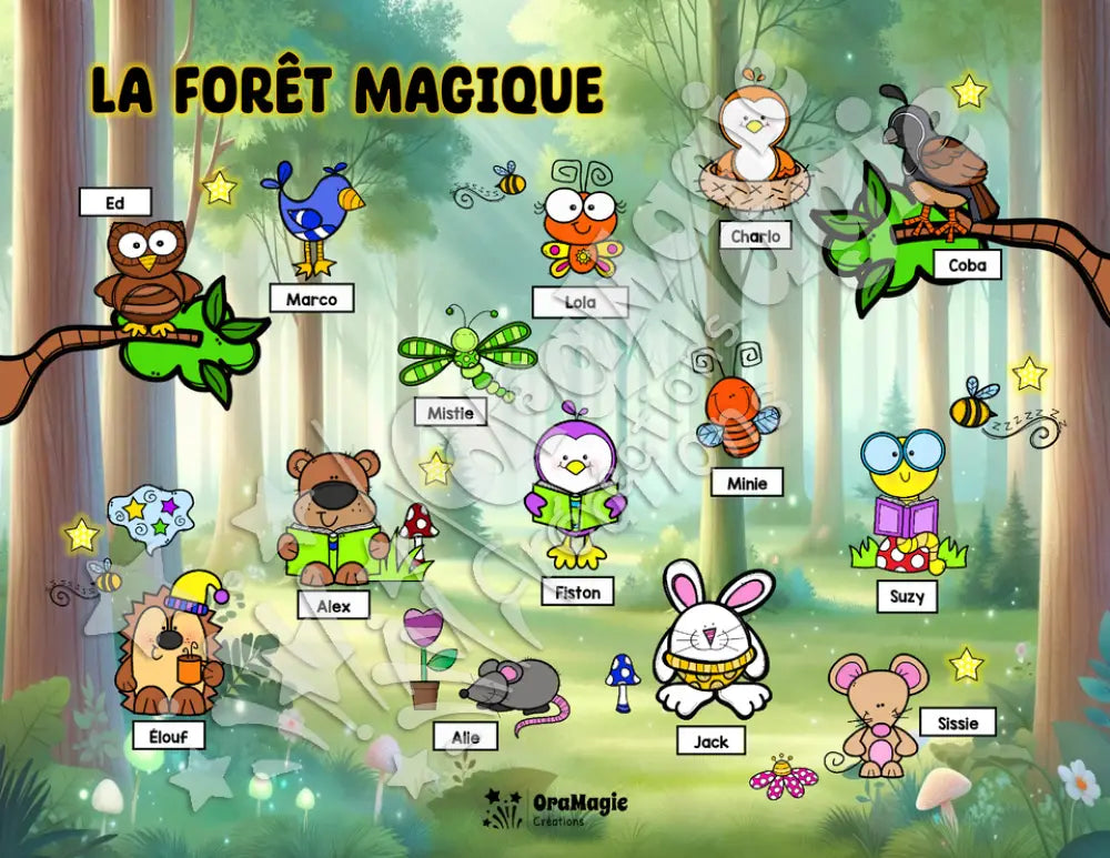 La forêt magique - Compréhension de lecture