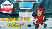 La soirée du hockey - Identifier les classes de mots en contexte de phrase - nom adj dét verbe - Produit numérique