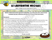 Le labyrinthe magique des noms communs et des noms propres - Thème été - 1er cycle.pdf