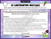 Le labyrinthe magique du c dur vs c doux - Thème Hiver - 1re à 4e année - Langage écrit.pdf