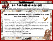 Le labyrinthe magique Harry Potter - Types de déterminants - 5e et 6e année.pdf