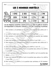 Les 2 nombres mystères - Le magicien - Valeurs de positions - 3 année.pdf