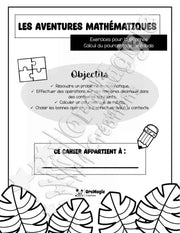 Les aventures mathématiques - Cahier d'exercices - Calculer un pourcentage de rabais - 6e année.pdf