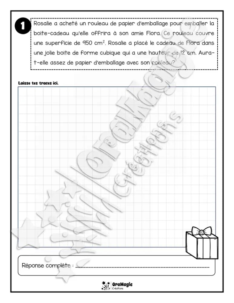 Les aventures mathématiques - Cahier d'exercices - L'aire
