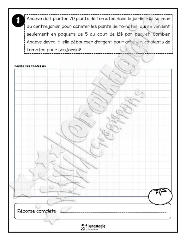 Les aventures mathématiques - Cahier d'exercices - Regroupements par paquets sans reste