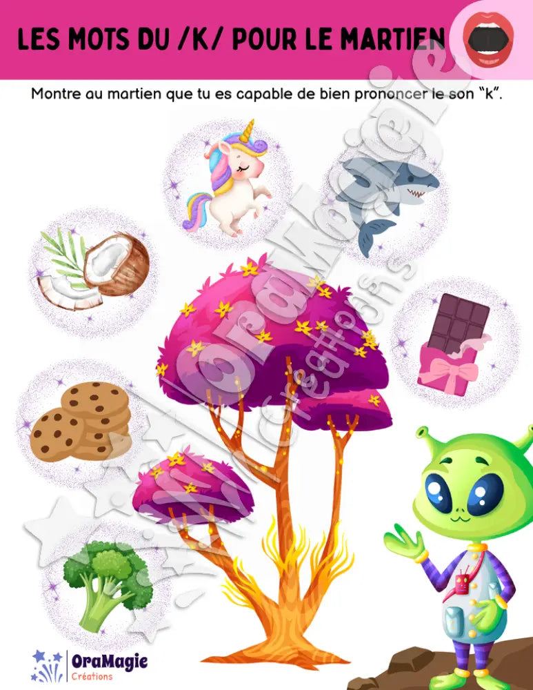 Les mots du -k- pour le martien