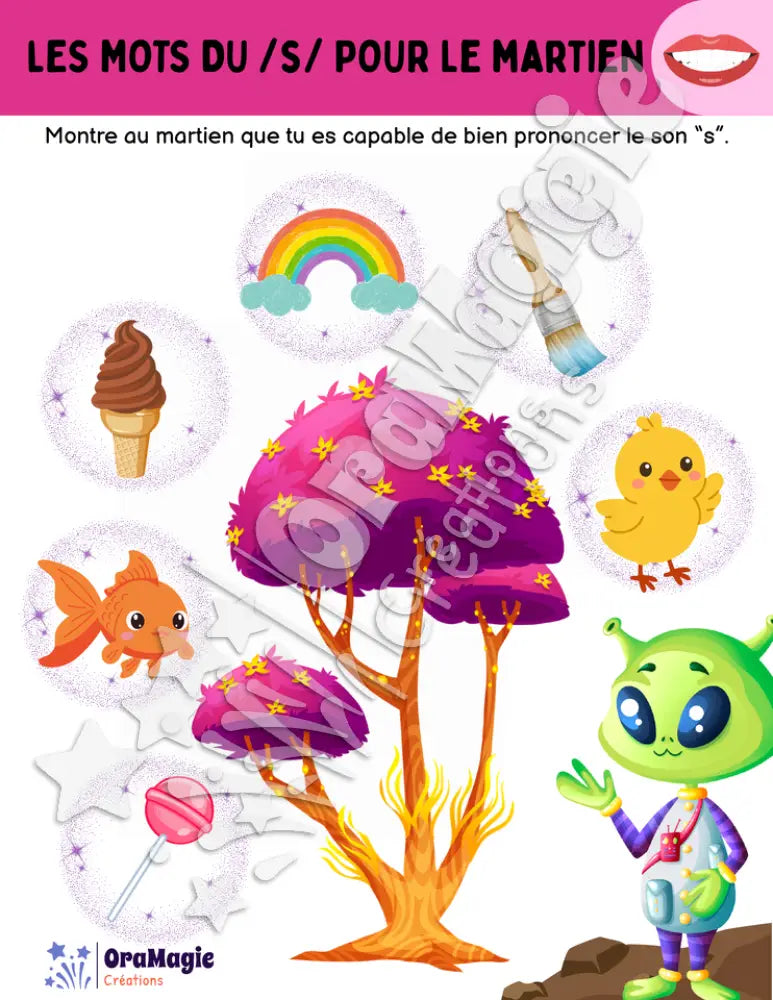 Les mots du -s- pour le martien