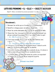 Loto des pronoms -il-elle- Sujets animaux.pdf