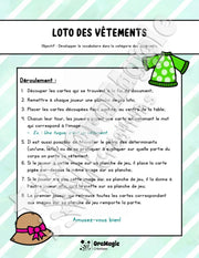 Loto des vêtements - Vocabulaire.pdf