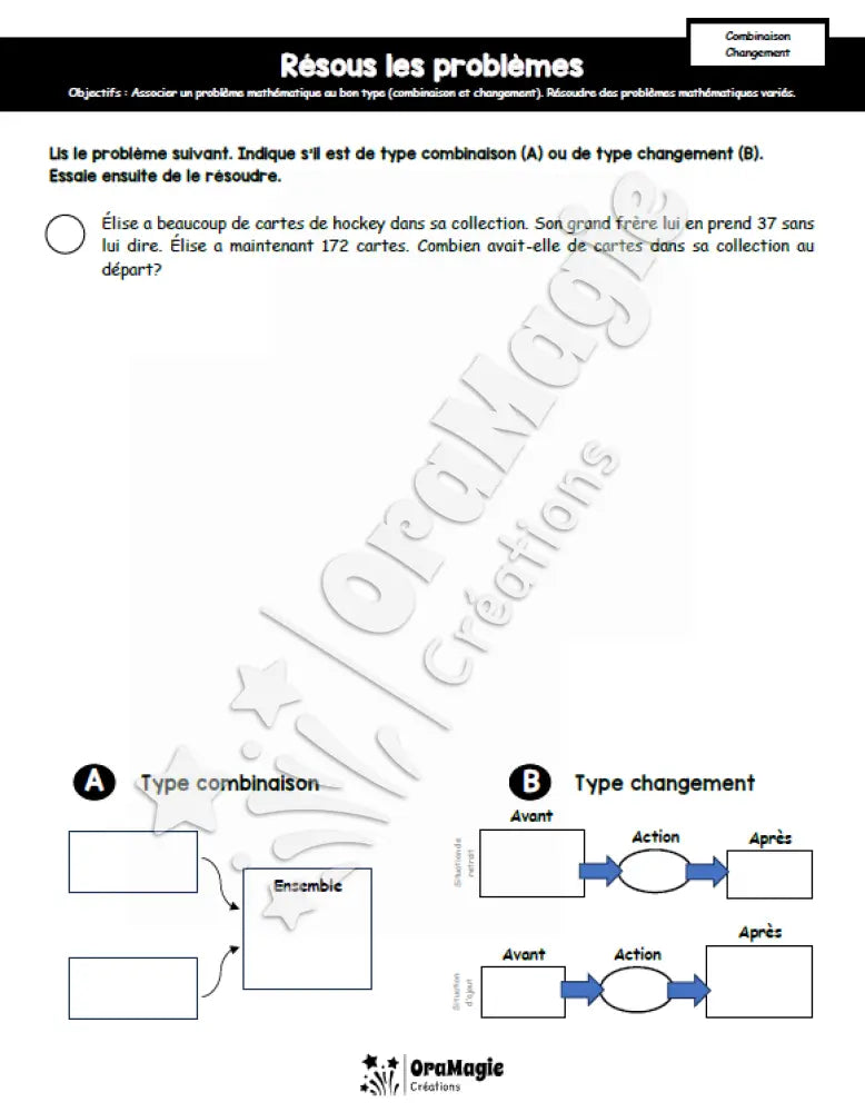 Problèmes entremêlés - Combinaison et changement - Grands nombres - Produit numérique