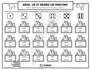 Roule lis et colorie les poissons - Décodage mots CVCV sans sons amoureux - Produit numérique