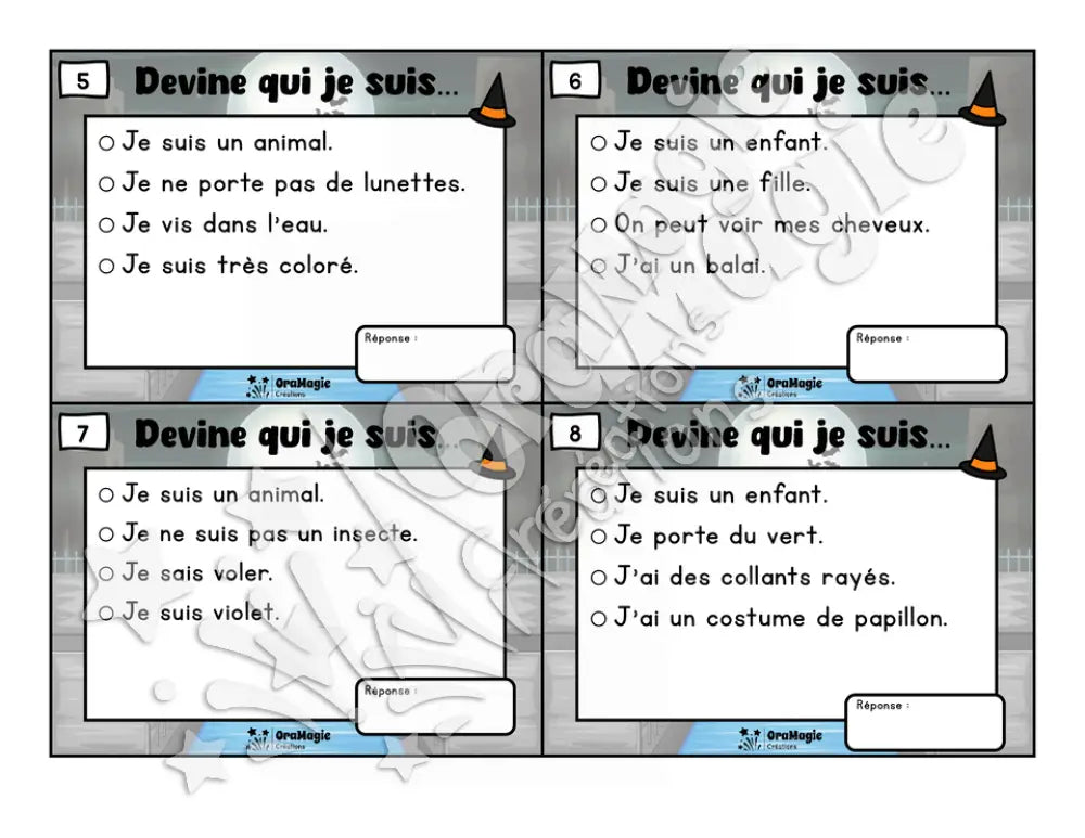 Soirée d'Halloween - Compréhension de lecture - 1re année
