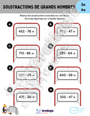 Soustractions de grands nombres - Hockey - 3e et 4e années.pdf