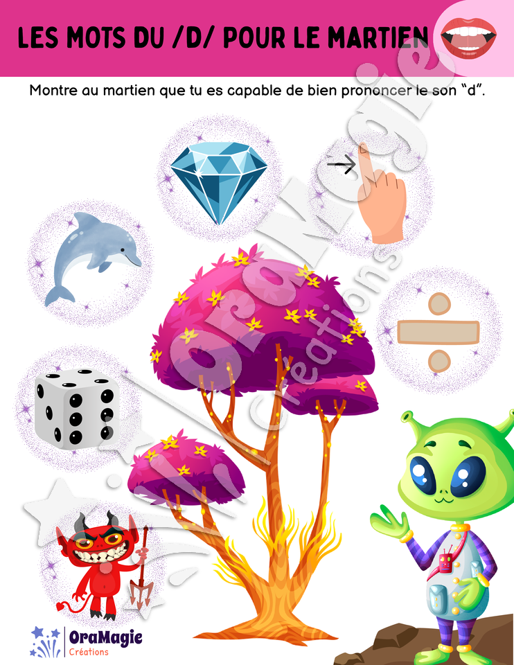 Les mots du -d- pour le martien