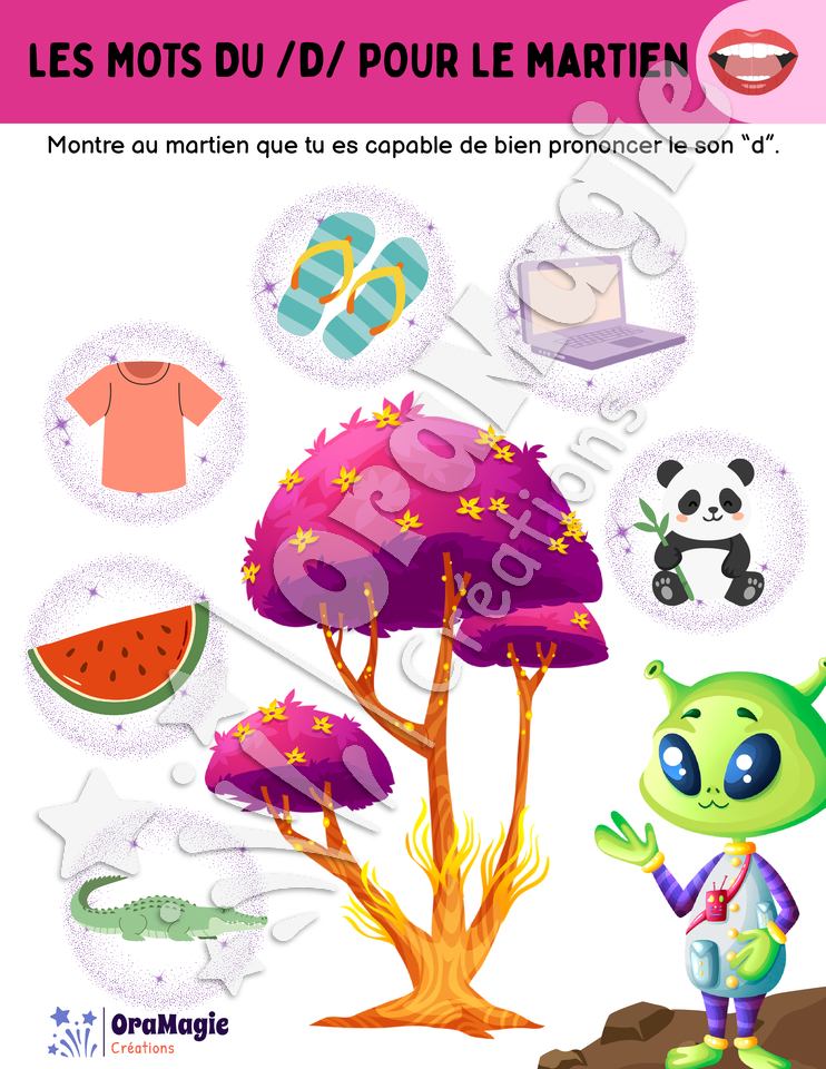 Les mots du -d- pour le martien