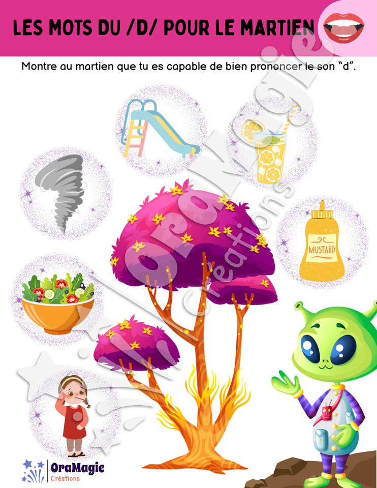 Les mots du -d- pour le martien