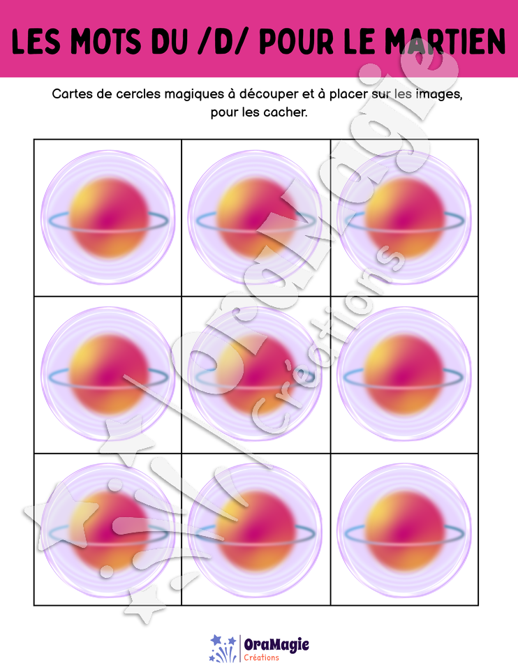 Les mots du -d- pour le martien