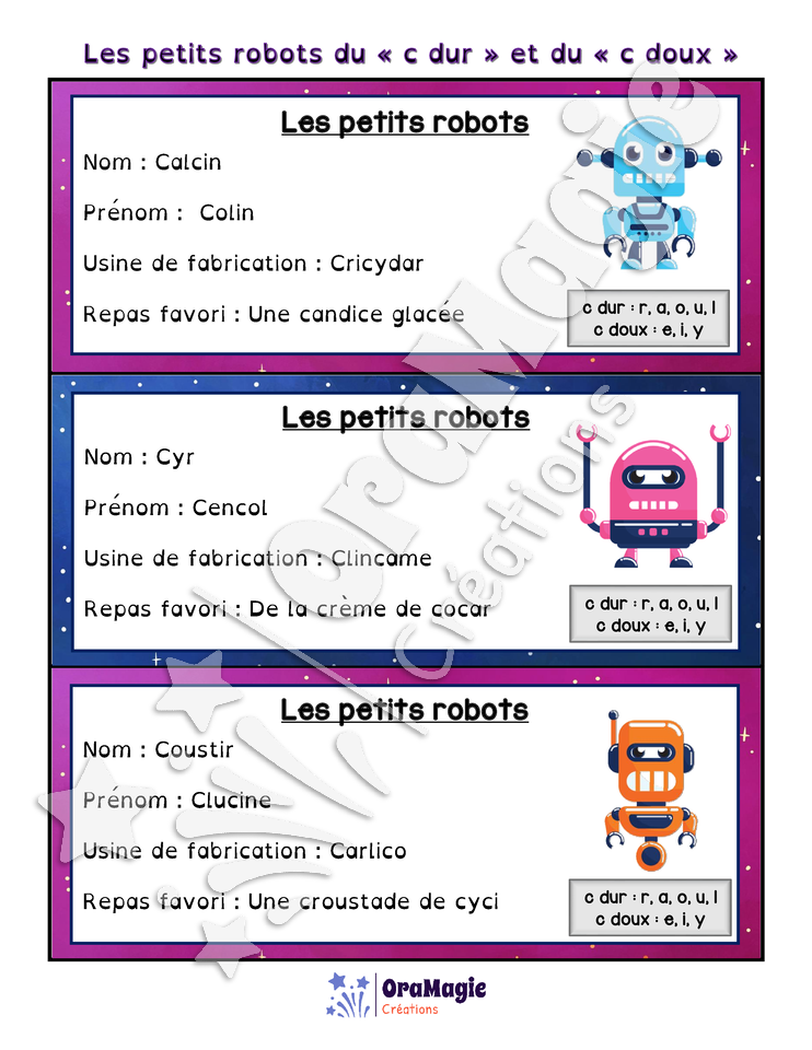 Les petits robots du c dur vs c doux