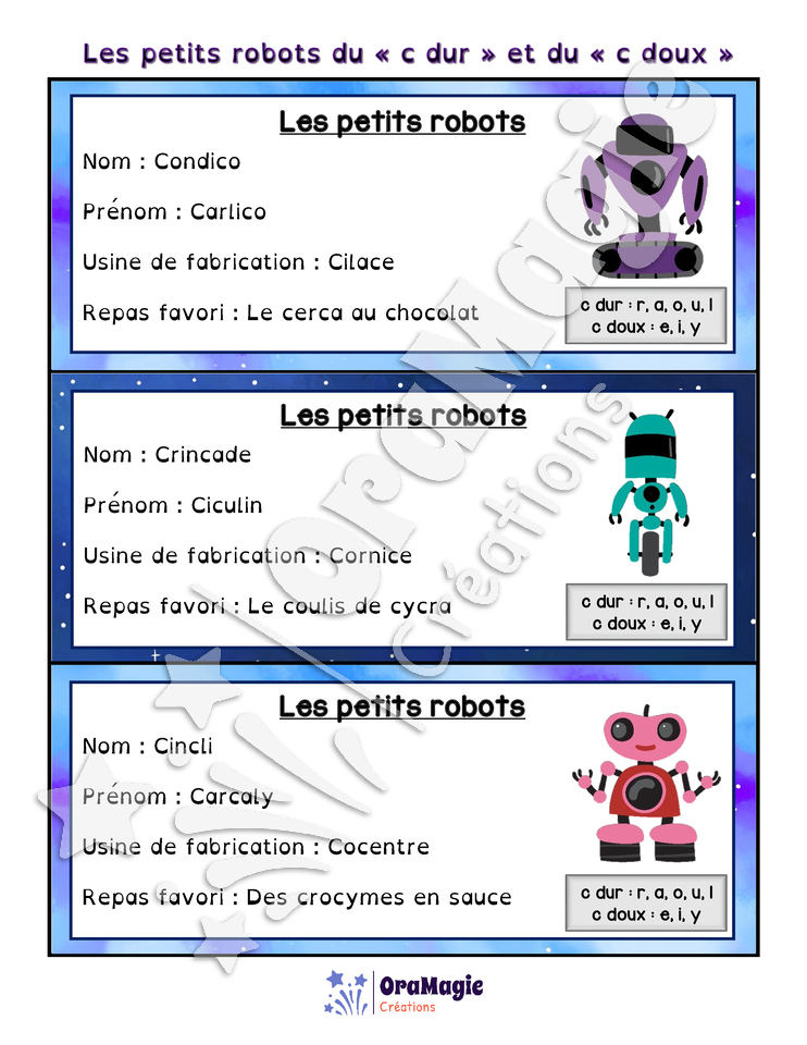 Les petits robots du c dur vs c doux