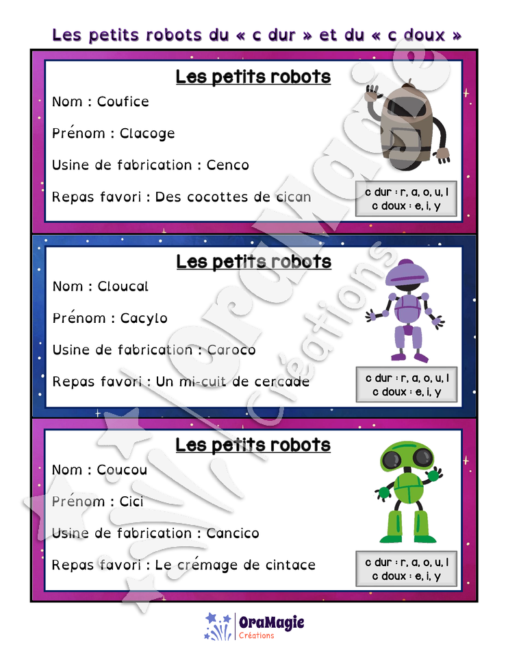 Les petits robots du c dur vs c doux