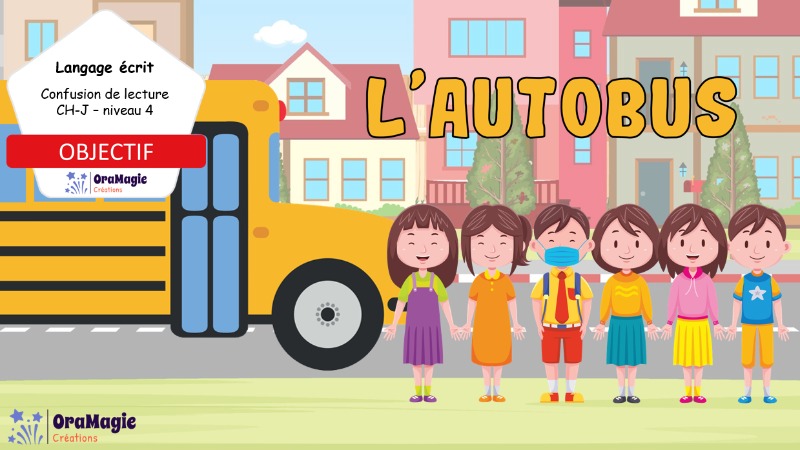 Confusion lecture CH-J - niveau 4 - L'autobus