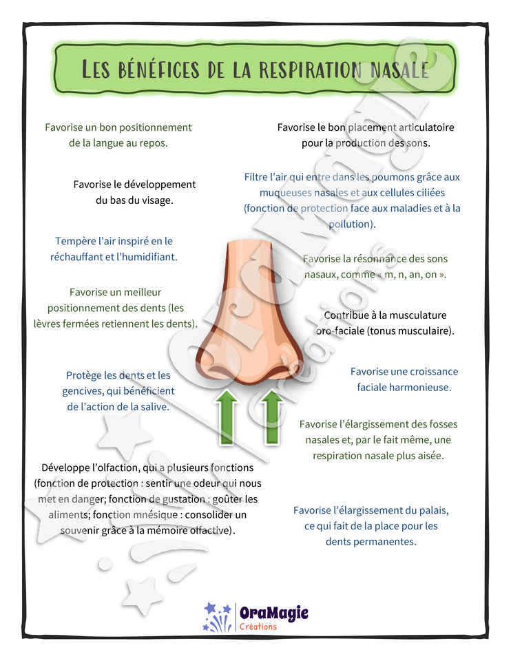 Importance de la respiration nasale