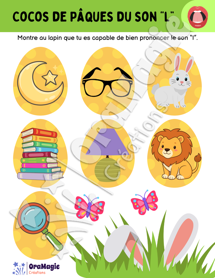 Cocos de Pâques du son -l-